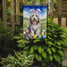 Load image into Gallery viewer, Bearded Collie Easter Garden Flag - Easter Egg Hunt - Dog-Themed Spring Yard Decor
