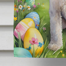 Load image into Gallery viewer, Bedlington Terrier Easter Egg Hunt House Flag