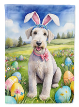 Load image into Gallery viewer, Bedlington Terrier Easter Egg Hunt House Flag