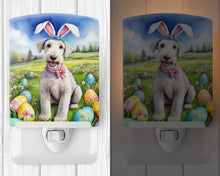 Load image into Gallery viewer, Bedlington Terrier Easter Egg Hunt Ceramic Night Light