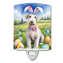 Load image into Gallery viewer, Bedlington Terrier Easter Egg Hunt Ceramic Night Light