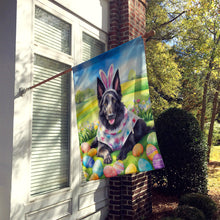Load image into Gallery viewer, Belgian Sheepdog Easter Egg Hunt House Flag