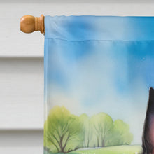 Load image into Gallery viewer, Belgian Sheepdog Easter Egg Hunt House Flag