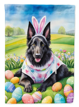 Load image into Gallery viewer, Belgian Sheepdog Easter Garden Flag - Easter Egg Hunt - Dog-Themed Spring Yard Decor