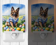 Load image into Gallery viewer, Belgian Tervuren Easter Egg Hunt Ceramic Night Light