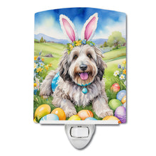 Load image into Gallery viewer, Bergamasco Sheepdog Easter Egg Hunt Ceramic Night Light