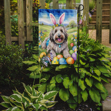 Load image into Gallery viewer, Bergamasco Sheepdog Easter Garden Flag - Easter Egg Hunt - Dog-Themed Spring Yard Decor