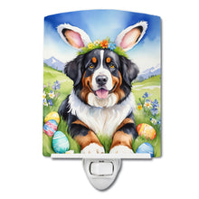 Load image into Gallery viewer, Bernese Mountain Dog Easter Egg Hunt Ceramic Night Light