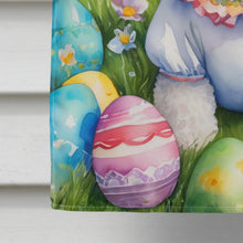 Load image into Gallery viewer, Bichon Frise Easter Egg Hunt House Flag