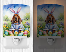 Load image into Gallery viewer, Bloodhound Easter Egg Hunt Ceramic Night Light