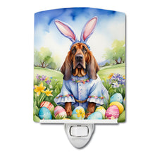 Load image into Gallery viewer, Bloodhound Easter Egg Hunt Ceramic Night Light