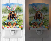 Load image into Gallery viewer, Bloodhound Easter Egg Hunt Ceramic Night Light