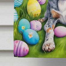 Load image into Gallery viewer, Bluetick Coonhound Easter Egg Hunt House Flag