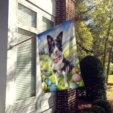 Load image into Gallery viewer, Border Collie Easter Egg Hunt House Flag