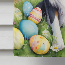 Load image into Gallery viewer, Border Collie Easter Egg Hunt House Flag