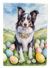 Load image into Gallery viewer, Border Collie Easter Garden Flag - Easter Egg Hunt - Dog-Themed Spring Yard Decor