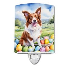 Load image into Gallery viewer, Border Collie Easter Egg Hunt Ceramic Night Light