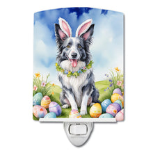 Load image into Gallery viewer, Border Collie Easter Egg Hunt Ceramic Night Light