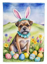 Load image into Gallery viewer, Border Terrier Easter Garden Flag - Easter Egg Hunt - Dog-Themed Spring Yard Decor