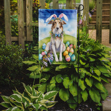 Load image into Gallery viewer, Borzoi Russian Wolfhound Easter Garden Flag - Easter Egg Hunt - Dog-Themed Spring Yard Decor