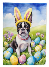 Load image into Gallery viewer, Boston Terrier Easter Egg Hunt House Flag
