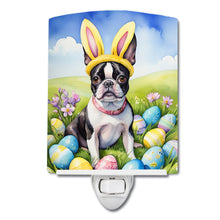 Load image into Gallery viewer, Boston Terrier Easter Egg Hunt Ceramic Night Light