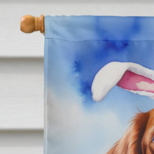Load image into Gallery viewer, Brittany Spaniel Easter Egg Hunt House Flag