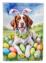 Load image into Gallery viewer, Brittany Spaniel Easter Egg Hunt House Flag
