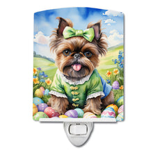 Load image into Gallery viewer, Brussels Griffon Easter Egg Hunt Ceramic Night Light