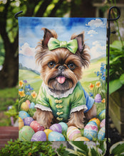Load image into Gallery viewer, Brussels Griffon Easter Garden Flag - Easter Egg Hunt - Dog-Themed Spring Yard Decor
