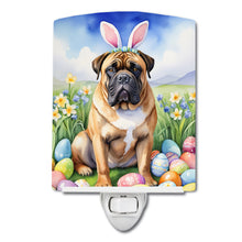 Load image into Gallery viewer, Bullmastiff Easter Egg Hunt Ceramic Night Light