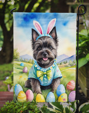 Load image into Gallery viewer, Cairn Terrier Easter Garden Flag - Easter Egg Hunt - Dog-Themed Spring Yard Decor