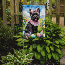 Load image into Gallery viewer, Cairn Terrier Easter Garden Flag - Easter Egg Hunt - Dog-Themed Spring Yard Decor