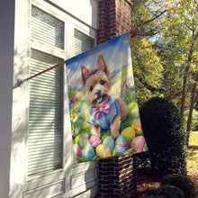 Load image into Gallery viewer, Cairn Terrier Easter Egg Hunt House Flag