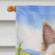 Load image into Gallery viewer, Cairn Terrier Easter Egg Hunt House Flag