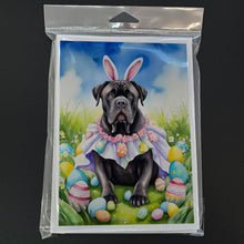 Load image into Gallery viewer, Cane Corso Easter Egg Hunt Greeting Cards - Blank Note Cards – 8-Pack of Artist-Designed Cards with Envelopes