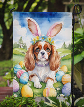 Load image into Gallery viewer, Cavalier King Charles Spaniel Easter Garden Flag - Easter Egg Hunt - Dog-Themed Spring Yard Decor