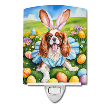 Load image into Gallery viewer, Cavalier Spaniel Easter Egg Hunt Ceramic Night Light