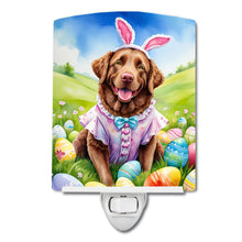 Load image into Gallery viewer, Chesapeake Bay Retriever Easter Egg Hunt Ceramic Night Light