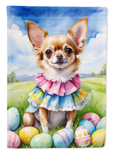 Load image into Gallery viewer, Chihuahua Easter Garden Flag - Easter Egg Hunt - Dog-Themed Spring Yard Decor