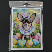 Load image into Gallery viewer, Chihuahua Easter Egg Hunt Greeting Cards - Blank Note Cards – 8-Pack of Artist-Designed Cards with Envelopes