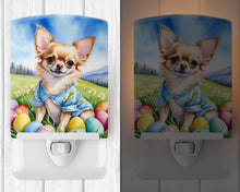 Load image into Gallery viewer, Chihuahua Easter Egg Hunt Ceramic Night Light