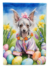 Load image into Gallery viewer, Chinese Crested Easter Egg Hunt House Flag