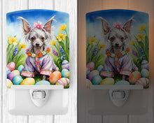 Load image into Gallery viewer, Chinese Crested Easter Egg Hunt Ceramic Night Light