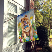Load image into Gallery viewer, Chow Chow Easter Egg Hunt House Flag