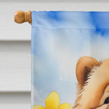 Load image into Gallery viewer, Chow Chow Easter Egg Hunt House Flag