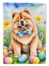 Load image into Gallery viewer, Chow Chow Easter Egg Hunt House Flag