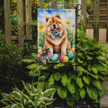 Load image into Gallery viewer, Chow Chow Easter Garden Flag - Easter Egg Hunt - Dog-Themed Spring Yard Decor