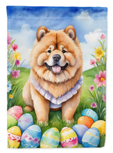 Load image into Gallery viewer, Chow Chow Easter Egg Hunt House Flag