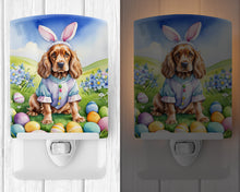Load image into Gallery viewer, Cocker Spaniel Easter Egg Hunt Ceramic Night Light